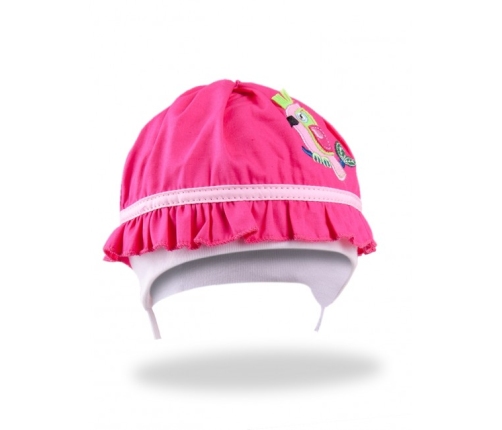 Детская шапка YOclub PINK PARROT CLU-067