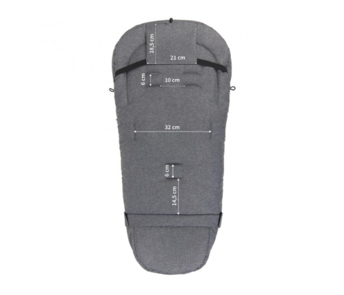 Bērnu ratu guļammaiss Womar iGROW 2.0 lama blush IGL-003