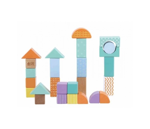 Деревянные кубики MY TOWN SunBaby E01.064.1.1