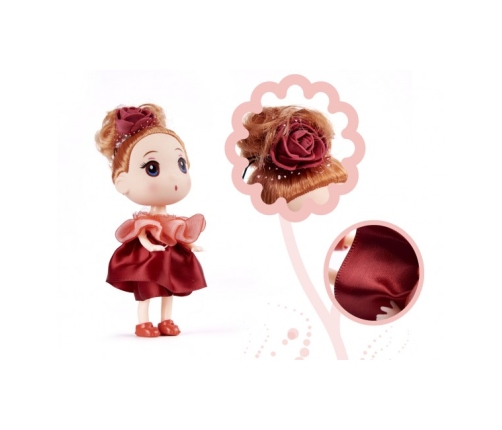 Набор кукол 4 шт. 12 см 3 девочки + 1 мальчик 6361