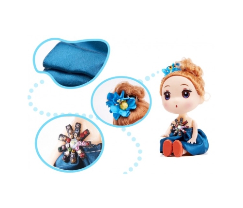 Набор кукол 4 шт. 12 см 3 девочки + 1 мальчик 6361