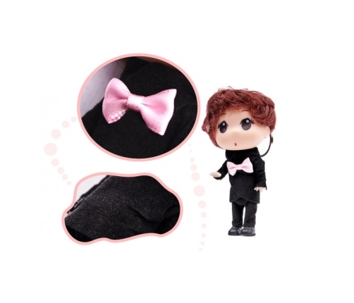 Набор кукол 4 шт. 12 см 3 девочки + 1 мальчик 6361