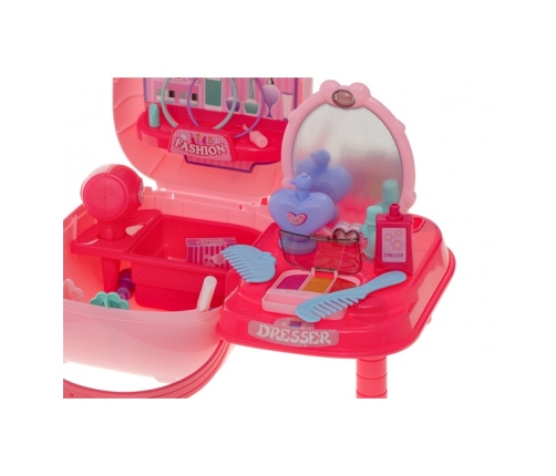 Tualetes galdiņš ar aksesuāriem koferī  KX6389