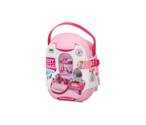 Tualetes galdiņš ar aksesuāriem koferī  KX6389