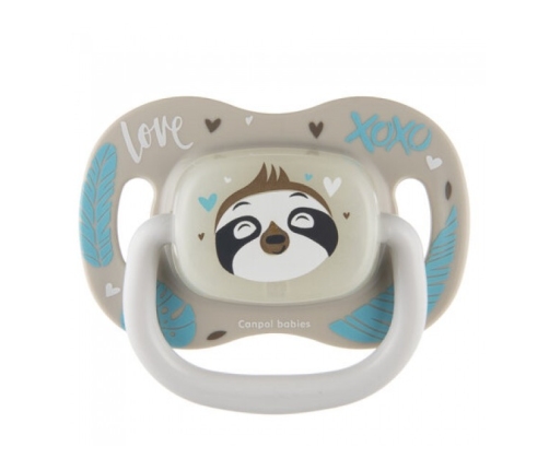 Пустышка симметричная EXOTIC Sloth 6-18мес. 34/921