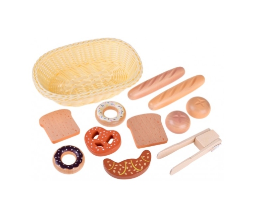 Хлебница с деревянными продуктами ZA4134