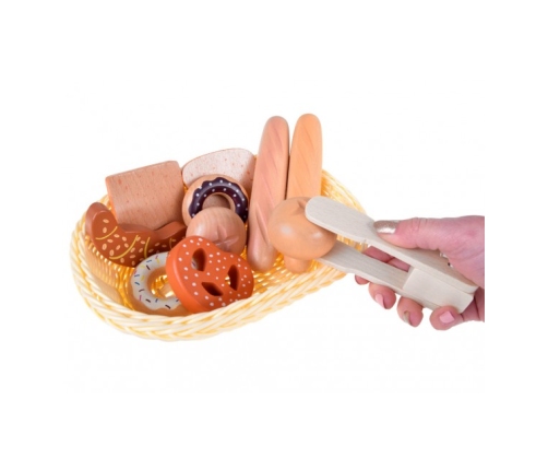 Хлебница с деревянными продуктами ZA4134