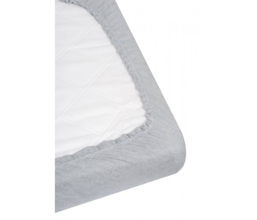 Простыня махровая на резинке 120x60 cm WHITE (610)