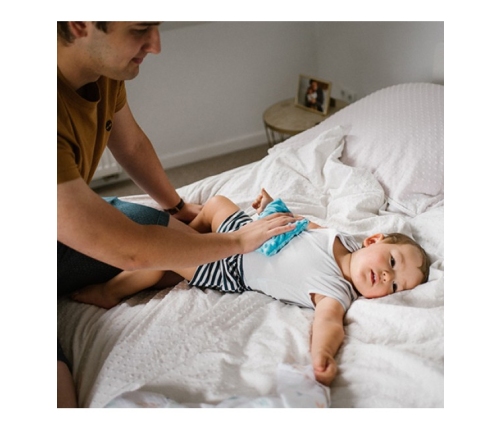 Termofors ar ķiršu kauliņiem BabyOno CHERRY Grey 796/02