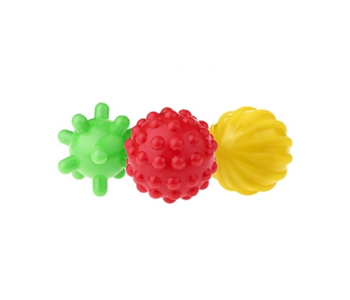 Набор массажно-сенсорных  мячиков (3 шт.) Tullo-450