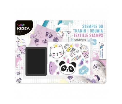 Набор штампов декорирования тканей и обуви KIDEA 97241