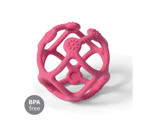 Zobu graužamais elastīgs ORTHO BabyOno 489/04 pink