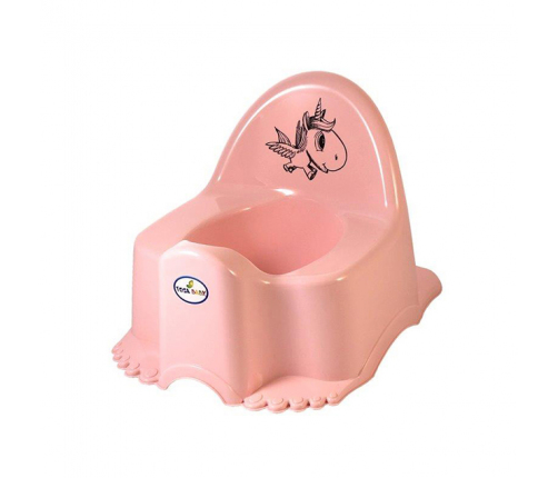 Bērnu muzikālais podiņš TegaBaby ECO UNICORN light pink PO-056