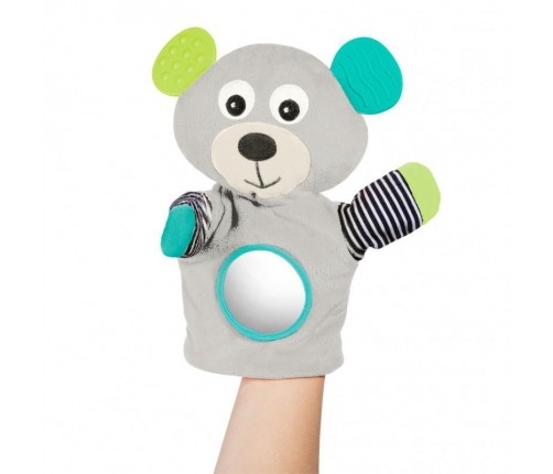 Plīša lācis-marionete BEAR 68/076 grey