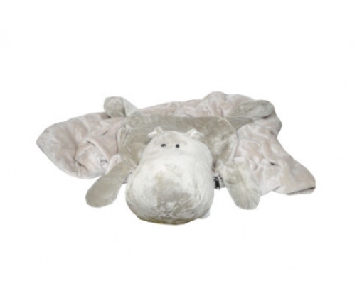 Mīksta rotaļlieta-pleds (nīlzirgs vai bruņurupucis) U691-izpārdošana