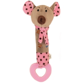 Rotaļlieta ar pīkstuli PINK MOUSE BabyMix 26902