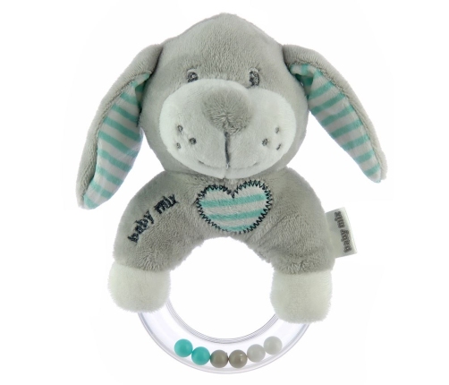 Плюшевая погремушка MINT DOG BabyMix 41555