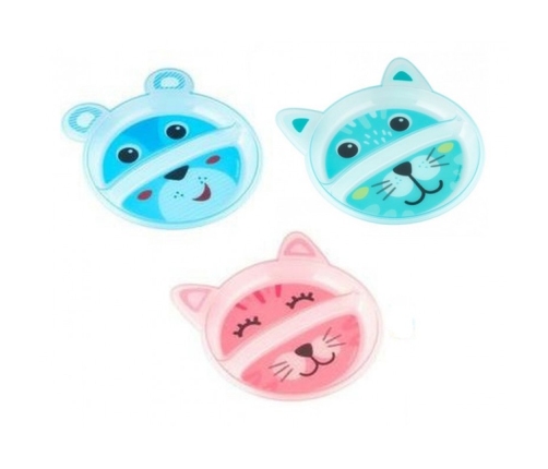 Детская тарелка c делениями Animal CANPOL 005