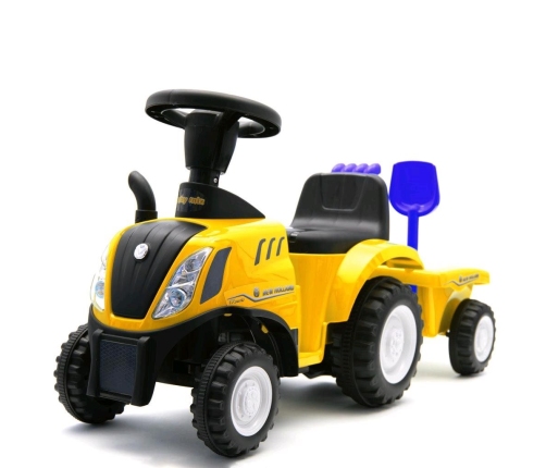 Traktors ar piekabi NEW HOLLAND yellow (45785)