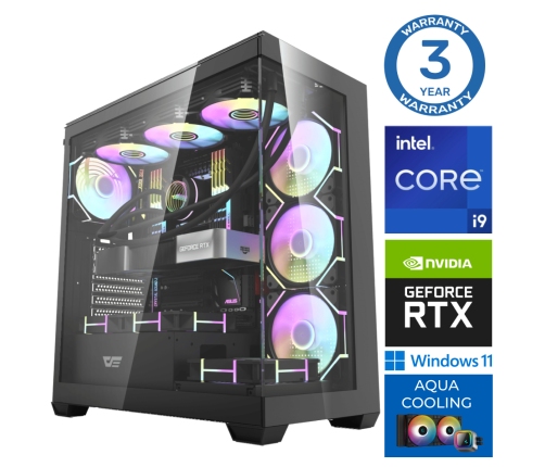 INTOP AQUA i9-14900KF 32GB DDR5 1TB SSD M.2 NVME RTX5070 12GB WIN11
