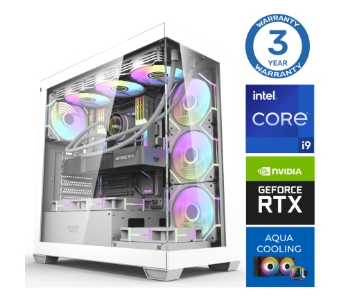 INTOP AQUA i9-14900KF 32GB DDR5 1TB SSD M.2 NVME+2TB RTX5070 12GB no-OS