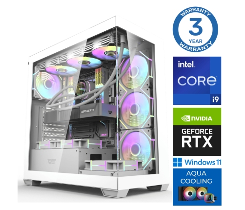 INTOP AQUA i9-14900KF 32GB DDR5 1TB SSD M.2 NVME RTX5070 12GB WIN11