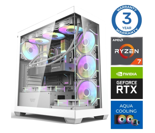 INTOP AQUA Ryzen 7 9700X 64GB DDR5 1TB SSD M.2 NVME RTX5080 16GB
 no-OS