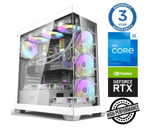 INTOP i5-14400F 64GB DDR5 1TB SSD M.2 NVME+2TB RTX5070Ti 16GB
 no-OS