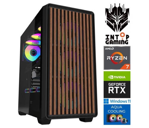 INTOP AQUA Ryzen 7 9700X 64GB DDR5 1TB SSD M.2 NVME RTX5070 12GB WIN11