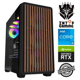 INTOP i5-14400F 64GB DDR5 1TB SSD M.2 NVME+2TB RTX5050 8GB no-OS