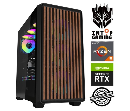 INTOP Ryzen 5 7500F 64GB DDR5 1TB SSD M.2 NVME+2TB RTX5060Ti 16GB no-OS