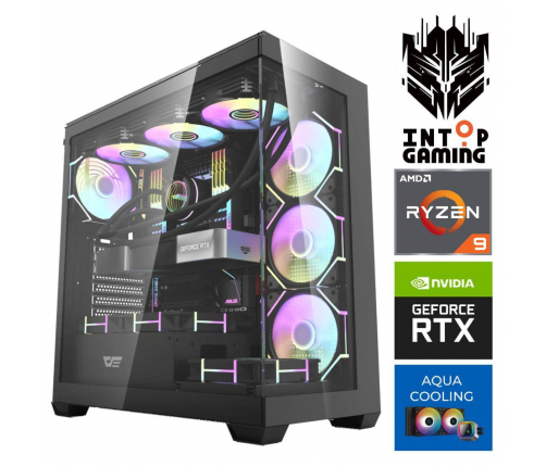 INTOP AQUA Ryzen 9 9900x 32GB DDR5 1TB SSD M.2 NVME+2TB RTX5080 16GB
 no-OS