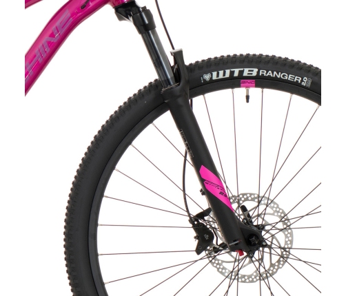 Kalnu velosipēds Rock Machine 29 Catherine 40-29 rozā (L)