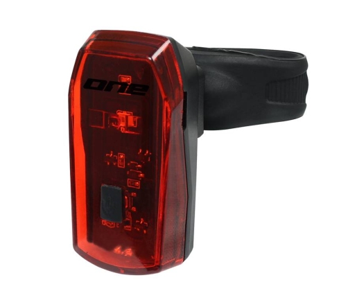 Velosipēda aizmugurējais lukturis Rock Machine R.Light 10 Black/Grey