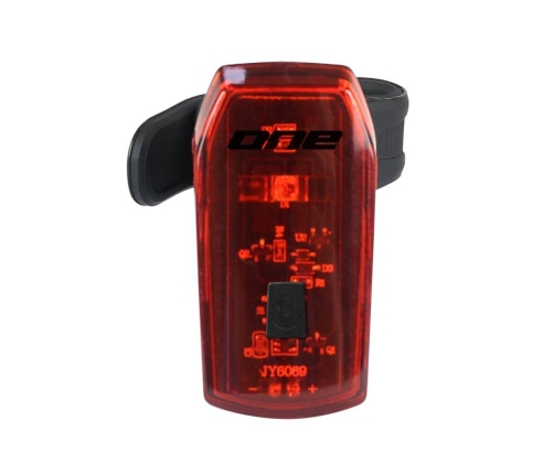 Velosipēda aizmugurējais lukturis Rock Machine R.Light 10 Black/Grey