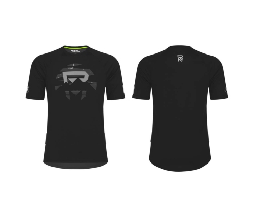 Velo krekls Rock Machine Trail Jersey SS, melna, M