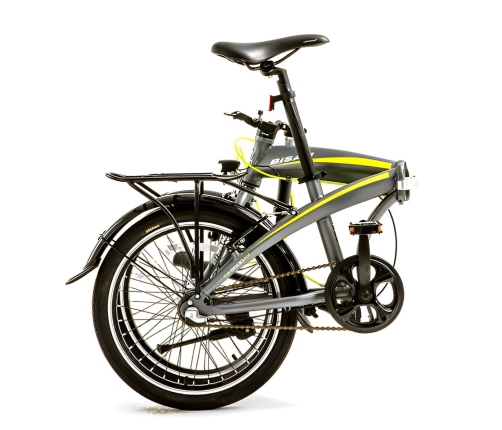 Saliekamais velosipēds Bisan 20 FX3500 NX3 (PR10010408) pelēks/dzeltens