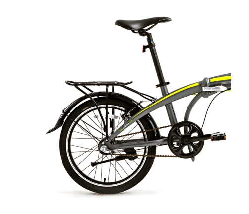 Saliekamais velosipēds Bisan 20 FX3500 NX3 (PR10010408) pelēks/dzeltens