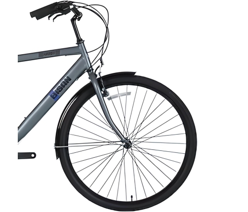 Городской велосипед Bisan 28 Hardy (PR10010413) серый/черный (21)