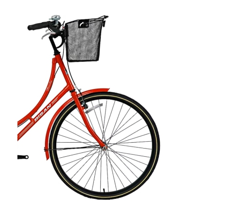 Городской велосипед Bisan 28 Paradise (PR10010417) красный/серый (21)