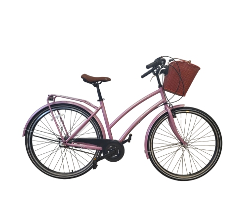 Pilsētas velosipēds Bisan 28 Serenity (PR10010419) roza/sudrabs (19)