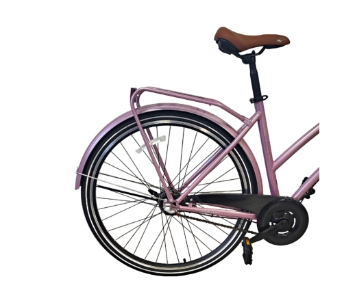 Pilsētas velosipēds Bisan 28 Serenity (PR10010419) roza/sudrabs (19)