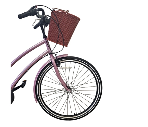 Pilsētas velosipēds Bisan 28 Serenity (PR10010419) roza/sudrabs (19)