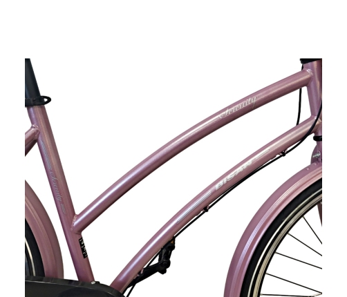 Pilsētas velosipēds Bisan 28 Serenity (PR10010419) roza/sudrabs (19)
