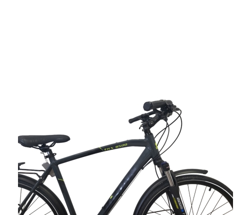 Tūrisma velosipēds Bisan 28 TRX8500 (PR10010436) pelēks/dzeltens (22)