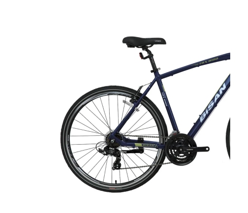Tūrisma velosipēds Bisan 28 TRX8100 City zils/zaļš (M)