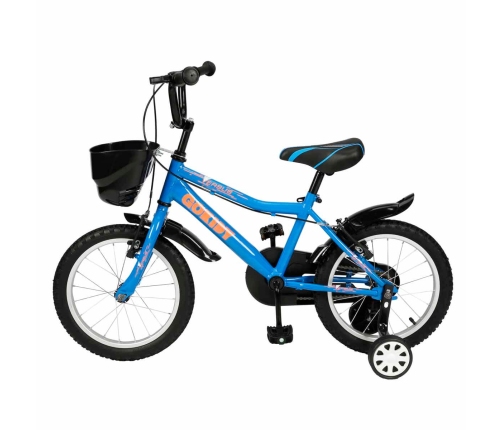 Bērnu velosipēds GoKidy 16 Versus (VER.1603) zils/oranžs