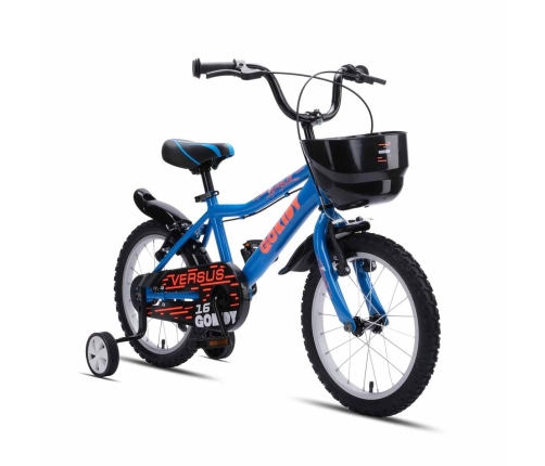 Bērnu velosipēds GoKidy 16 Versus (VER.1603) zils/oranžs