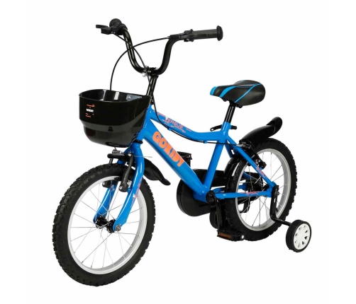 Bērnu velosipēds GoKidy 16 Versus (VER.1603) zils/oranžs