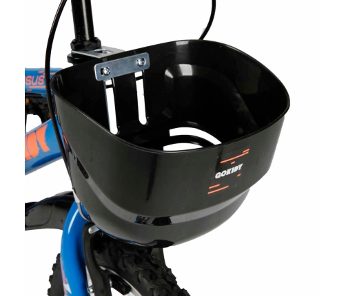 Bērnu velosipēds GoKidy 16 Versus (VER.1603) zils/oranžs